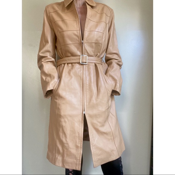 SOLD on ♏️ Wilson leather trench jacket - Picture 2 of 9
